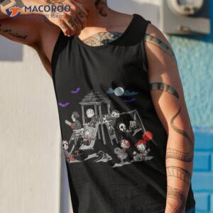horror clubhouse in park halloween 2021 costume gift shirt tank top 1