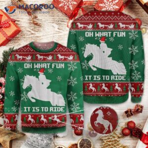 Horse Lover Ugly Christmas Sweater