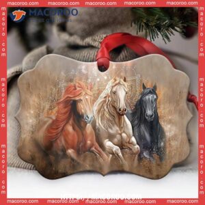 Horse So Energy Lover Metal Ornament, Horse Christmas Ornaments
