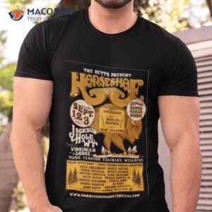horseshoe music festival jackson hole wr sept 1st 2nd amp 3rd 2023 poster shirt tshirt