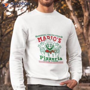 hot 2023 original italian pizza marios pizzeria hot and fresh shirt sweatshirt