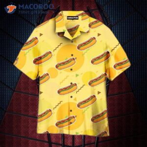 Hot-dog Yellow Hawaiian Shirts