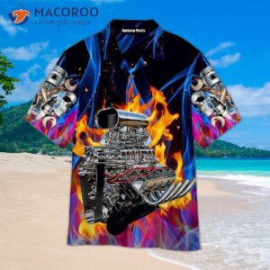 Hot Rod Black Hawaiian Shirt