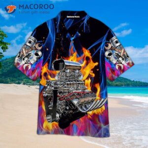 Hot Rod Black Hawaiian Shirt