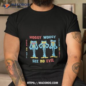 huggy wuggy see no evil shirt tshirt