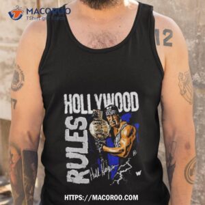 hulk hogan 500 level hollywood rules shirt tank top