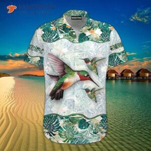 hummingbird white hawaiian shirts 1 1