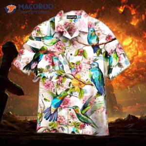 Hummingbirds, Magnolia Flowers, And Patterned Hawaiian Shirts