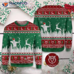 Hunting-themed Ugly Christmas Sweater