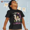 I Am 9 Years Old And Llamazing Llama 9th Birthday Girl Teens Shirt