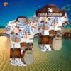 I Am A Drummer Wearing Hawaiian Shirts.