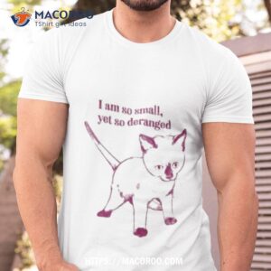 i am so small yet so deranged shirt tshirt