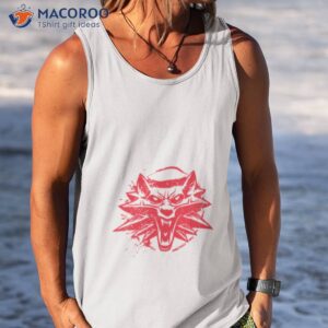 i am the witcher red shirt tank top