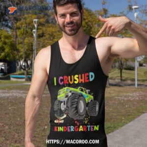 i crushed kindergarten back to school kids shirt tank top