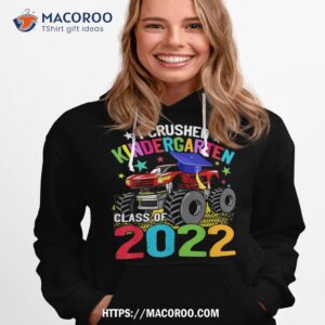 i crushed kindergarten monster truck graduation 2023 shirt hoodie 1