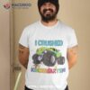I Crushed Kindergarten Monster Truck Graduation Gifts Boys Shirt