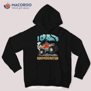 i crushed kindergarten monster truck graduation shirt hoodie