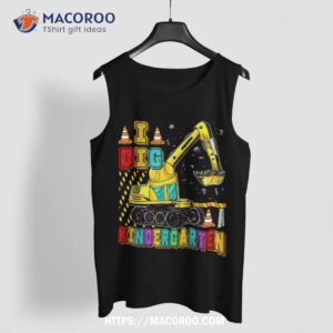 i dig kindergarten dump truck back to school teacher student shirt tank top