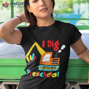 i dig preschool dump truck back to school shirt for kids tshirt 1