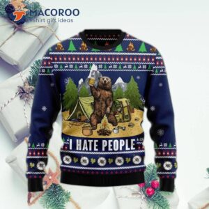 I Hate Wearing An Ugly Christmas Sweater While Camping.