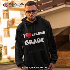 i heart second grade back to school 2nd love shirt hoodie 2