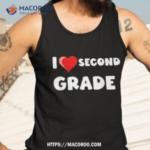 i heart second grade back to school 2nd love shirt tank top 3