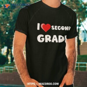 i heart second grade back to school 2nd love shirt tshirt