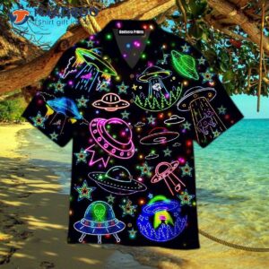i hope aliens believe in me wearing black hawaiian shirts 1