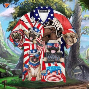 i love corgi dogs and god bless america hawaiian shirts 1