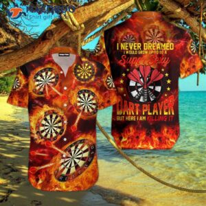 I Love Hawaiian Shirts And Darts.