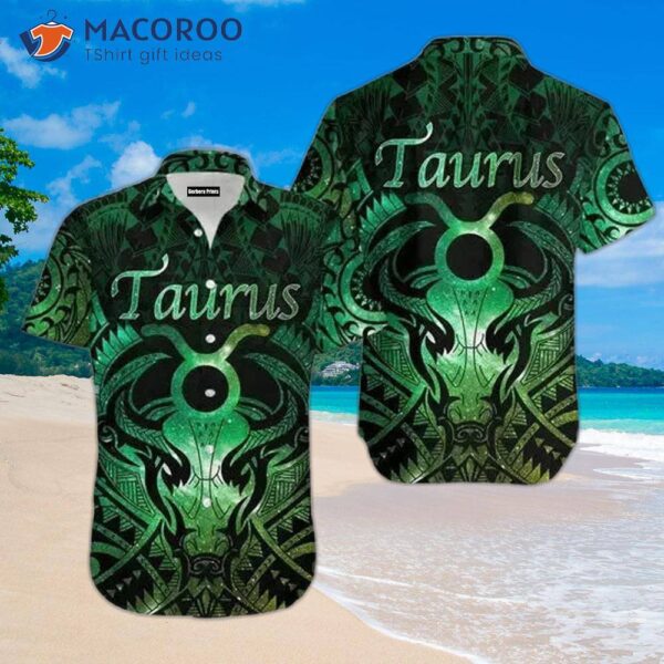 I Love New Zealand Taurus Horoscope Zodiac With Its Symbol Mix Of Polynesian Tattoos And Hawaiian Shirts.