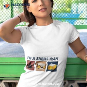 i m a simple man weed boobs beer shirt tshirt 1