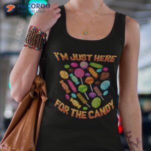 I’m Just Here For The Candy Funny Halloween Pun Shirt