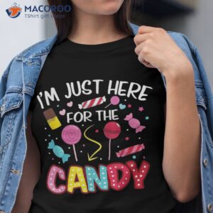 I’m Just Here For The Candy Halloween Cute Lollipop Sweets Shirt