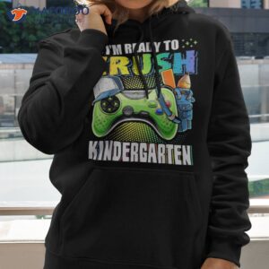 i m ready crush kindergarten back to school video game boys shirt hoodie