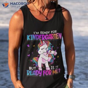 i m ready for kindergarten back to school girls shirt tank top