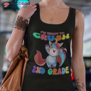 i m ready to crush 2nd grade back school unicorn shirt tank top 4