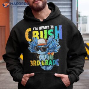 I’m Ready To Crush 3rd Grade Axolotl Back School Boys Shirt