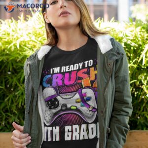 I’m Ready To Crush 4th Grade Back School Video Game Girls Shirt