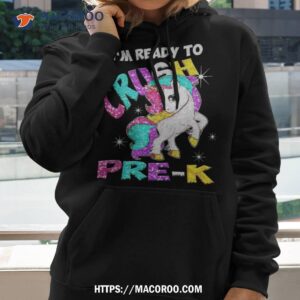 I’m Ready To Crush Pre-k Cute Unicorn Back School Girls Shirt