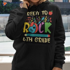 i m ready to rock 6th grade guitar back school boys shirt hoodie 2