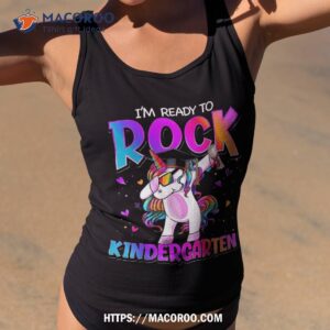 i m ready to rock kindergarten unicorn back school girls shirt tank top 2