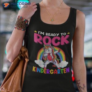 i m ready to rock kindergarten unicorn back school shirt tank top 4