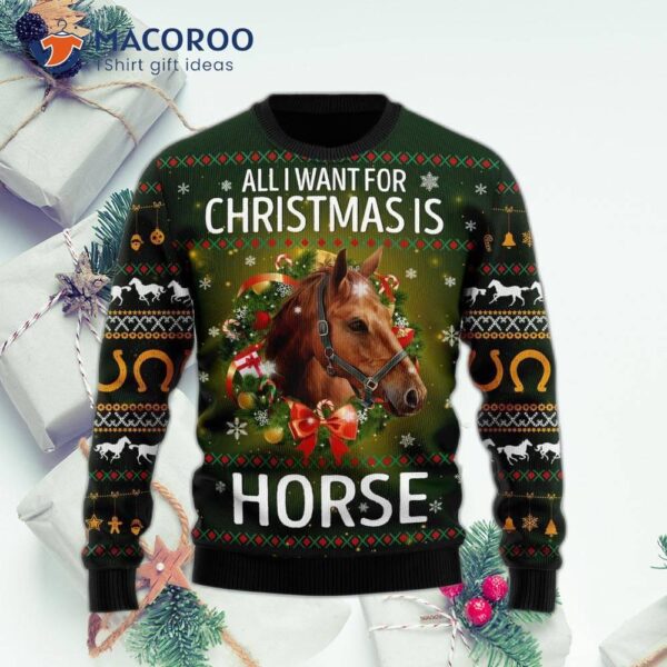 I Need A Kentucky Derby Horse For Christmas, And An Ugly Christmas Sweater.