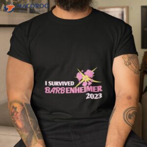 i survived barbenheimer 2023 t shirt tshirt