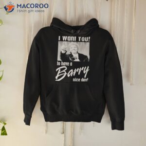 i want you to have a barry nice day shirt hoodie