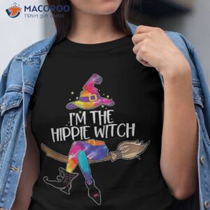 im the hippie witch shirt halloween matching tie dye group tshirt