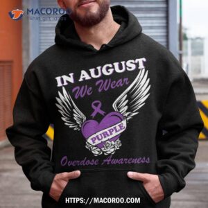 In August We Wear Purple Overdose Awareness Month Shirt