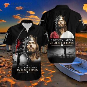 In Just Three Days, Black Hawaiian Shirts.