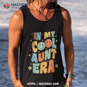 in my cool aunt era groovy retro auntie funny cool shirt tank top 2